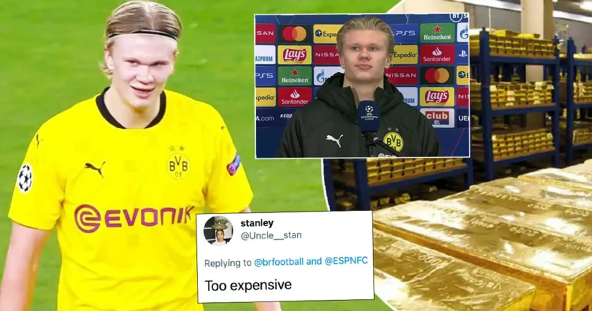 'Nadie lo pagará'. Dortmund finalmente fijó su precio por Erling Haaland si quiere irse este verano