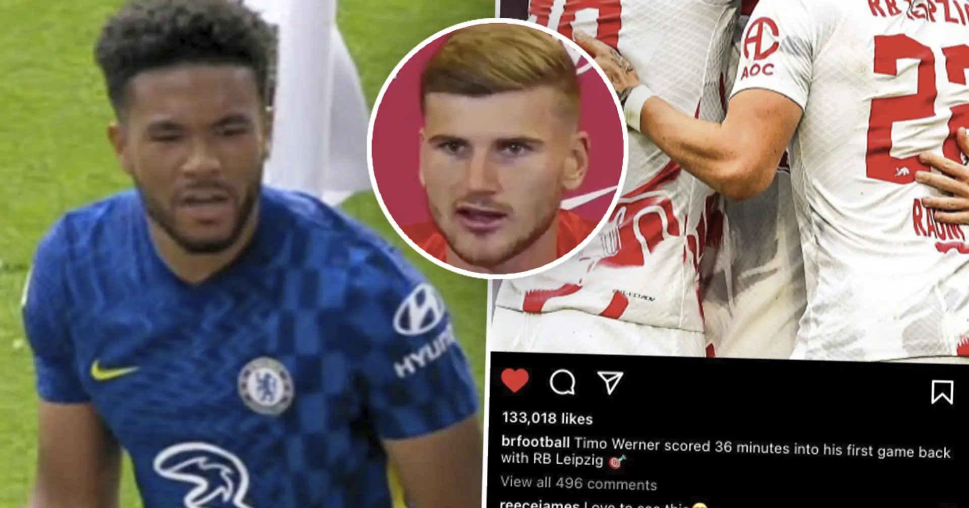 'Love to see this': Fan spots Reece James' reaction to Werner's fresh Leipzig goal