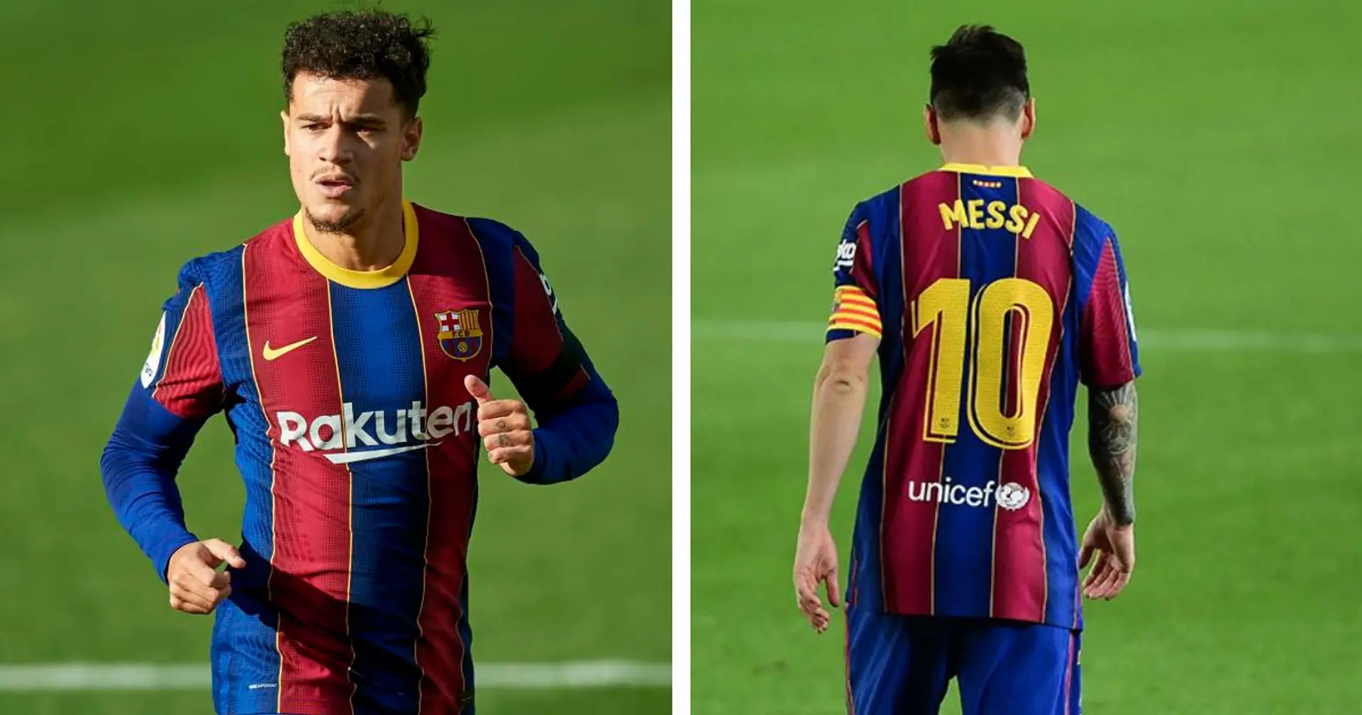 Barcelona reportedly offer Coutinho Messi's No.10 shirt, player still thinking about it