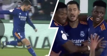'They are so happy for him': Madridistas impressed with players' reaction to Hazard goal