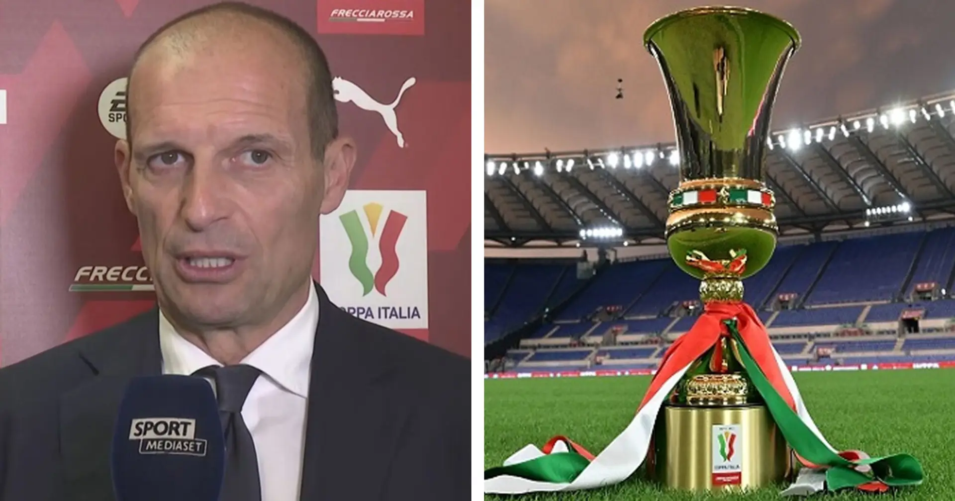 Una frase di Allegri sul 23/24 della Juventus fa infuriare i tifosi: vincere la Coppa Italia è "eventualmente" un'opzione