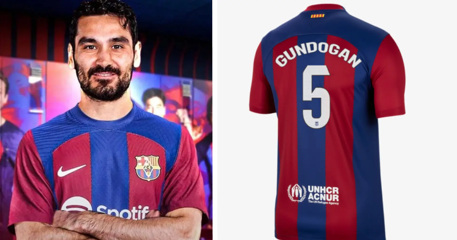 5 squad numbers Barca can offer Gundogan shown in pics