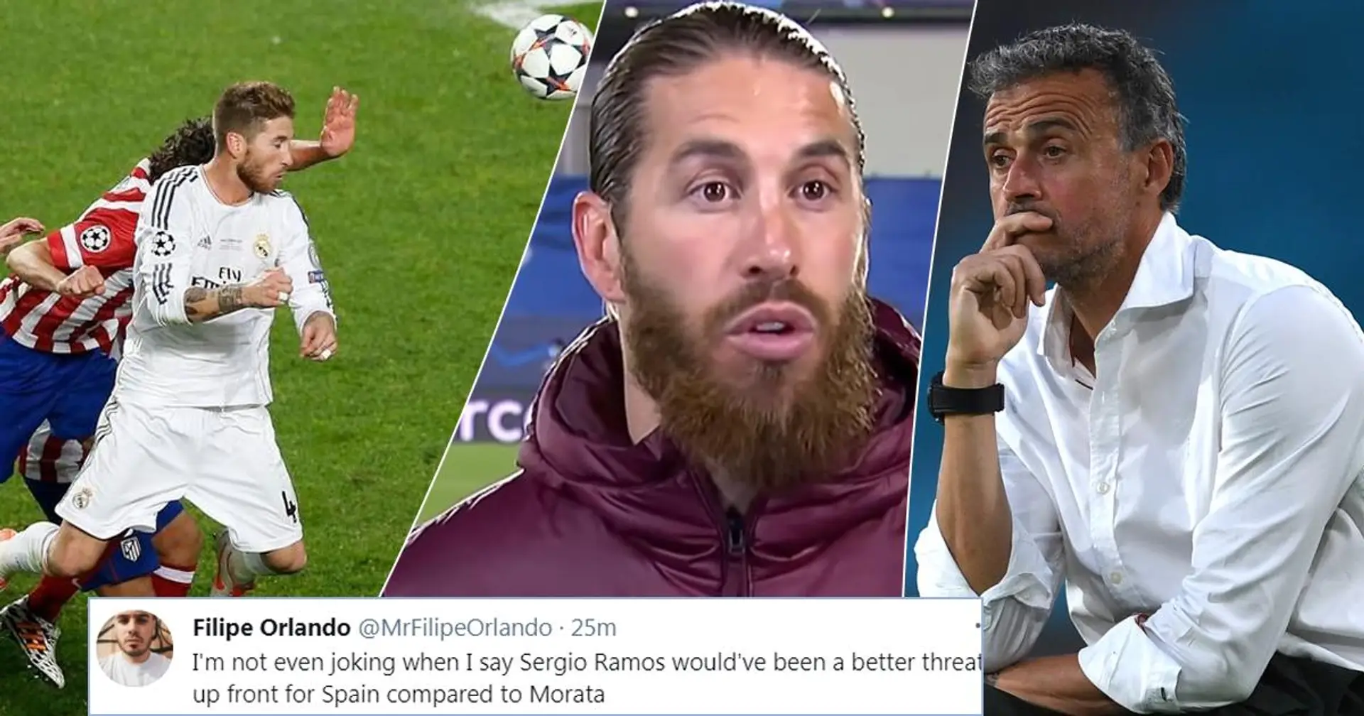 Les supporters madrilènes blâment Enrique de ne pas avoir appelé Ramos qui ''aurait pu être décisif" après le match nul de l'Espagne contre la Suède