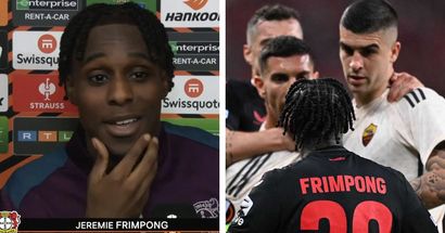 Frimpong punge la Roma anche a fine partita: "Sensazione fantastica... loro parlavano tanto"