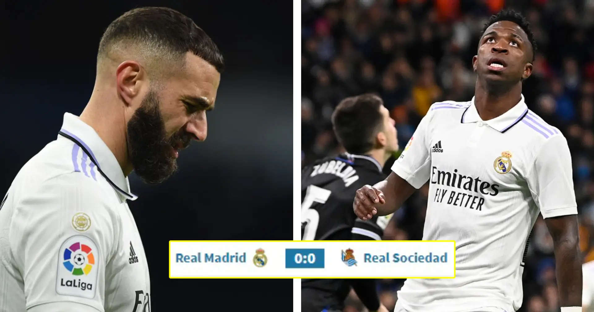 0:0 gegen Sociedad: Zum ERSTEN Mal in dieser Saison hat Real Madrid kein Tor in einem Pflichtspiel geschossen