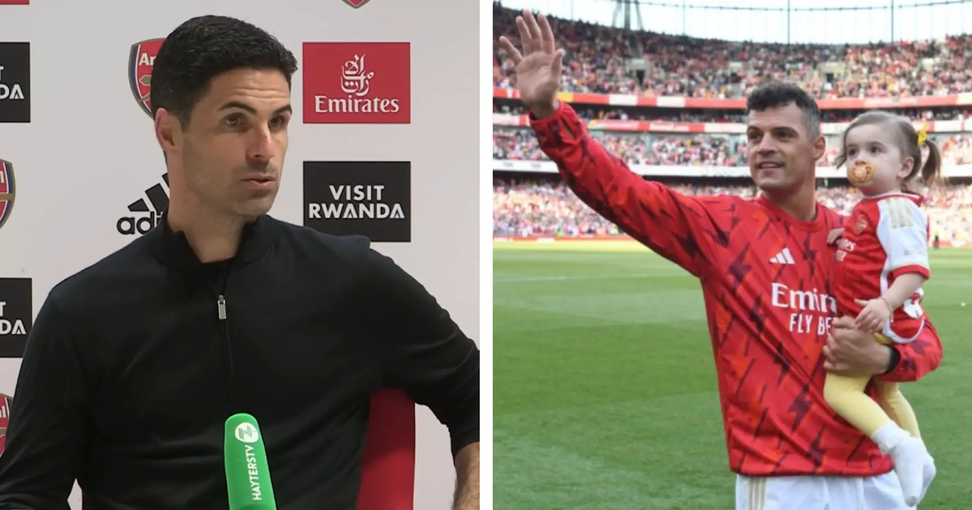 'That's news for me': Mikel Arteta responds to reports of Granit Xhaka leaving Arsenal