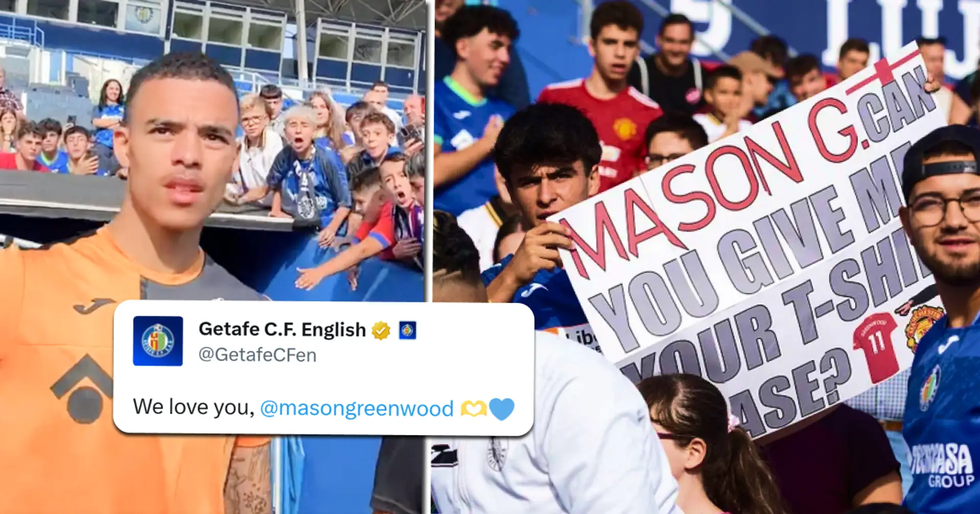 Greenwood trains in front of Getafe fans for first time - their reaction spotted 