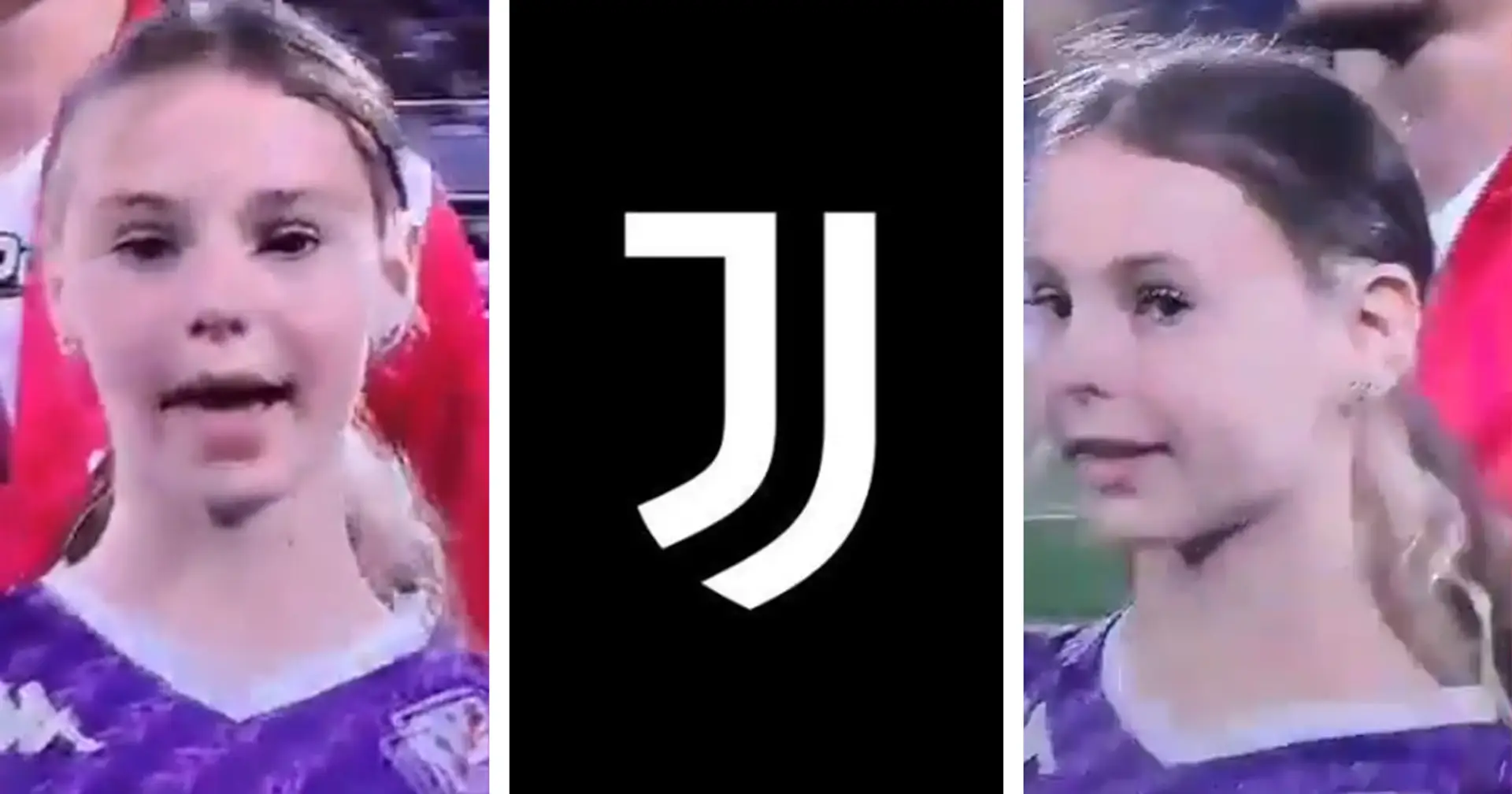 Che tristezza! Una ragazzina insulta la Juventus in diretta TV prima dell'inizio di Fiorentina-Monza