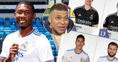 Casemiro neue Nr. 5 und mehr: Wie die Trikotnummern von Real Madrid nach Abgang von Ramos und Varane verteilt werden