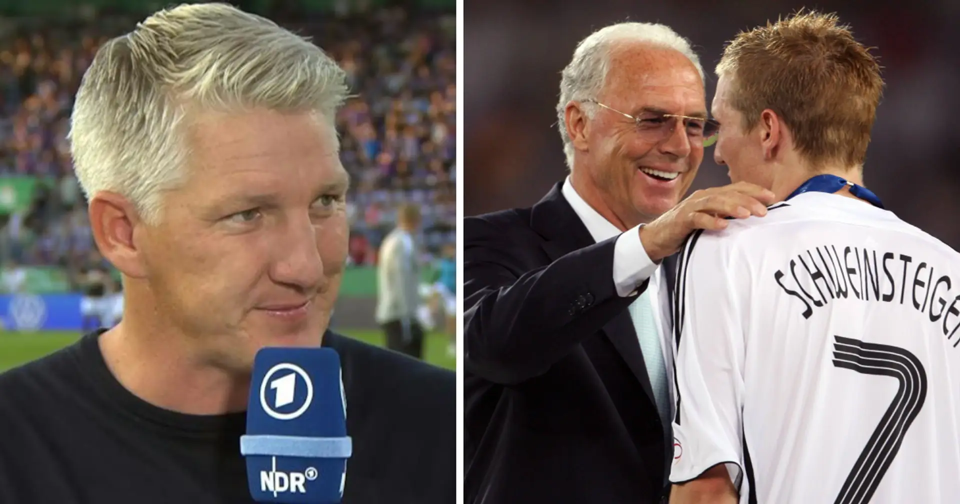 ''Franz hatte absolut recht'': Schweinsteiger enthüllt den Karrieretipp, den ihm Beckenbauer gab