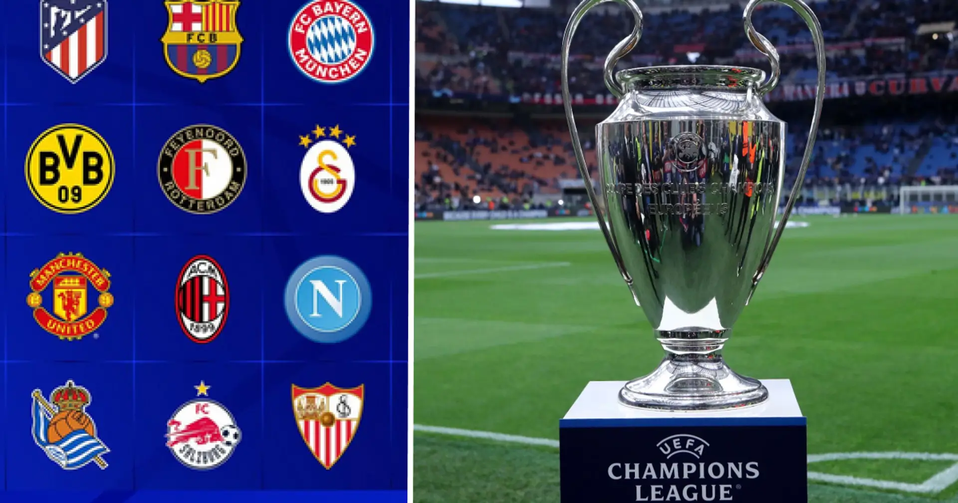 10 équipes déjà qualifiées pour les huitièmes de finale de la Ligue des Champions