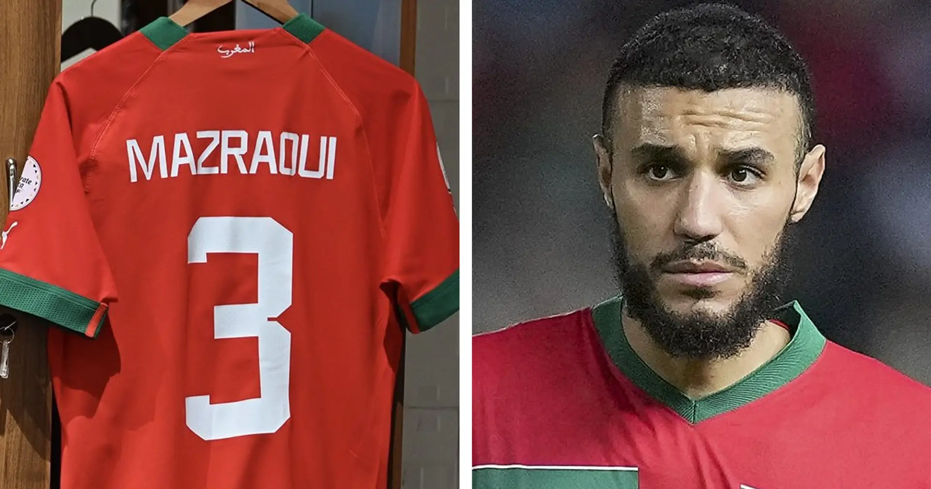 Nach eineinhalb Monaten Pause: Mazraoui steht in der Startelf der marokkanischen Nationalmannschaft 