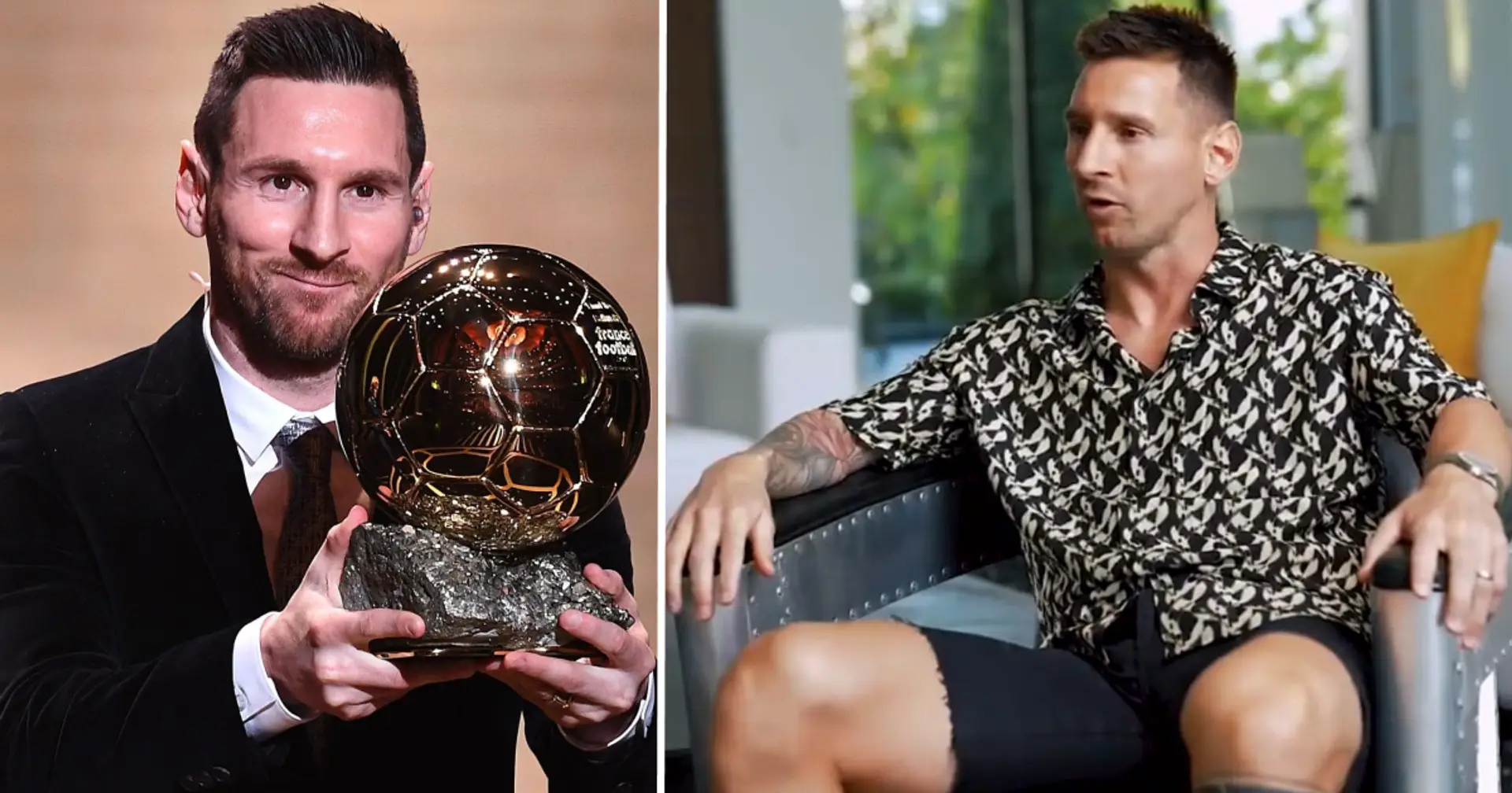"J'ai eu la chance de tout gagner": Messi nomme 3 trophées qu'il classe au-dessus du Ballon d'Or