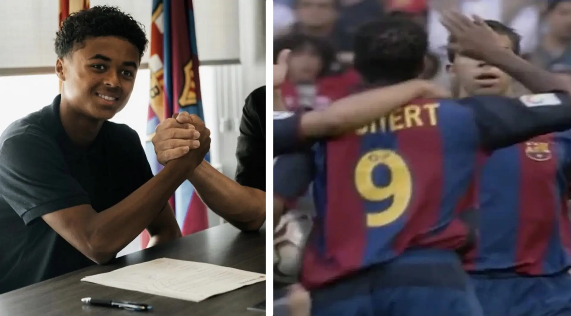 Le fils de la légende du Barça signe son premier contrat professionnel avec les Blaugrana
