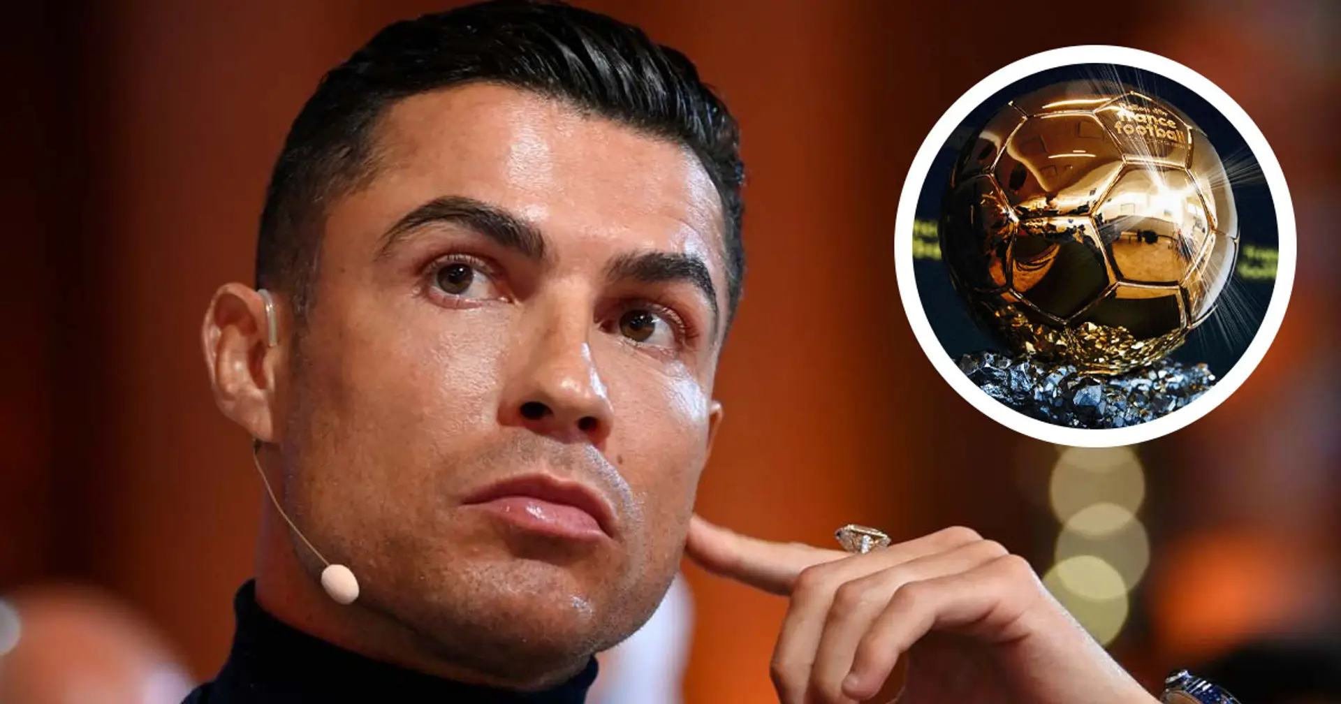 Cristiano Ronaldo n'est pas d'accord : "Le Ballon d'Or a perdu sa crédibilité"