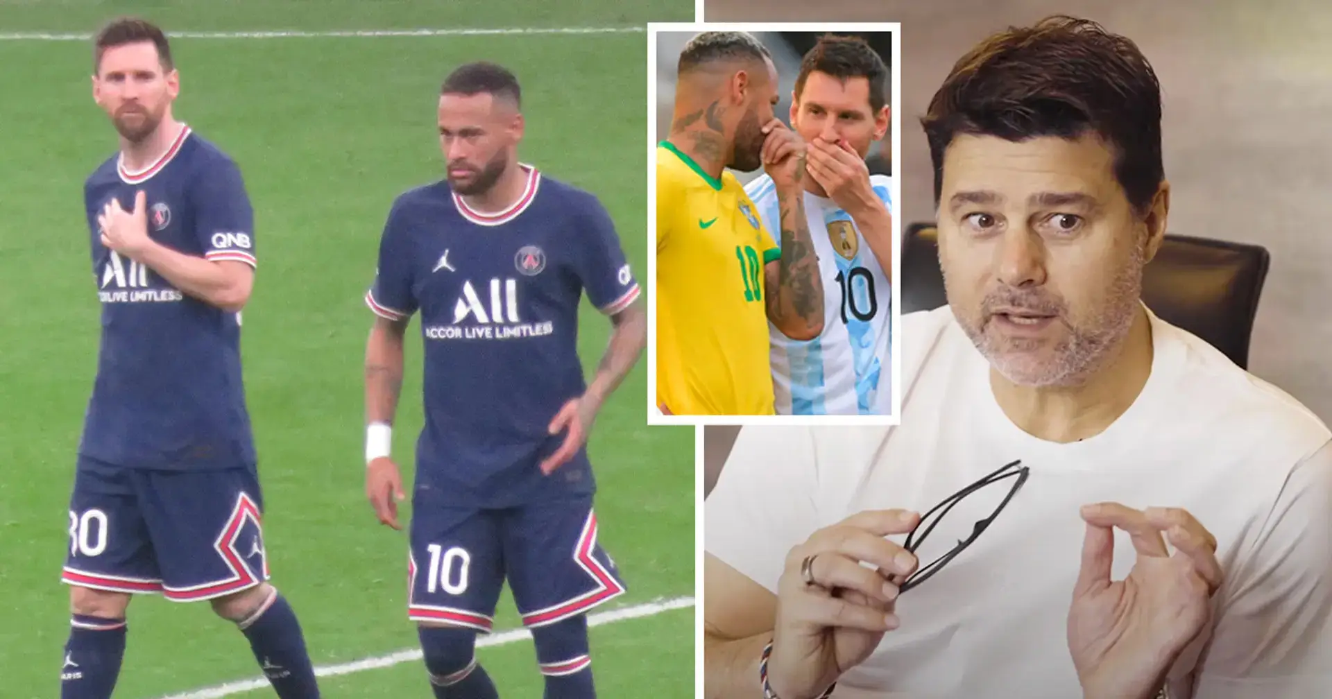 'Tuve que justificarme': Pochettino se sincera sobre la reacción de Neymar cuando tildó a Messi de mejor jugador del mundo 