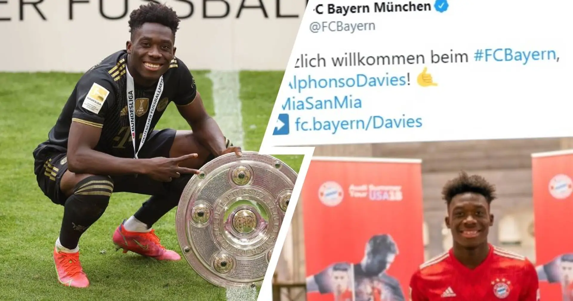 Heute vor 3 Jahren: FC Bayern gibt die Verpflichtung von Alphonso Davies bekannt!