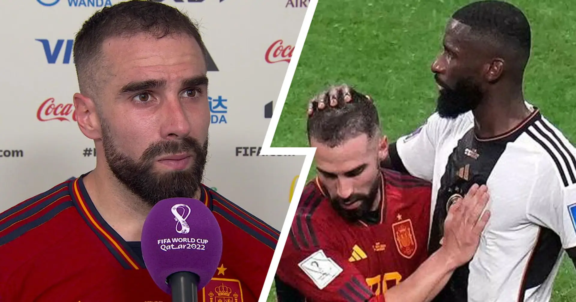 Dani Carvajal reveals his funny conversation with Rudiger after Germany draw