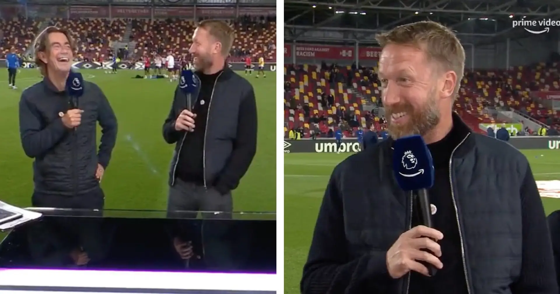 Managers Graham Potter and Thomas Frank interview each other before Brentford vs Chelsea (video)
