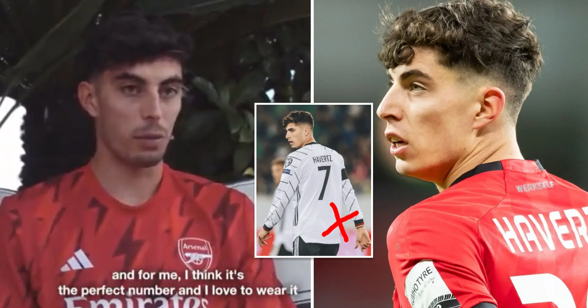 Kai Havertz reveals Arsenal shirt number: 'I'd love to wear it in a red shirt again'