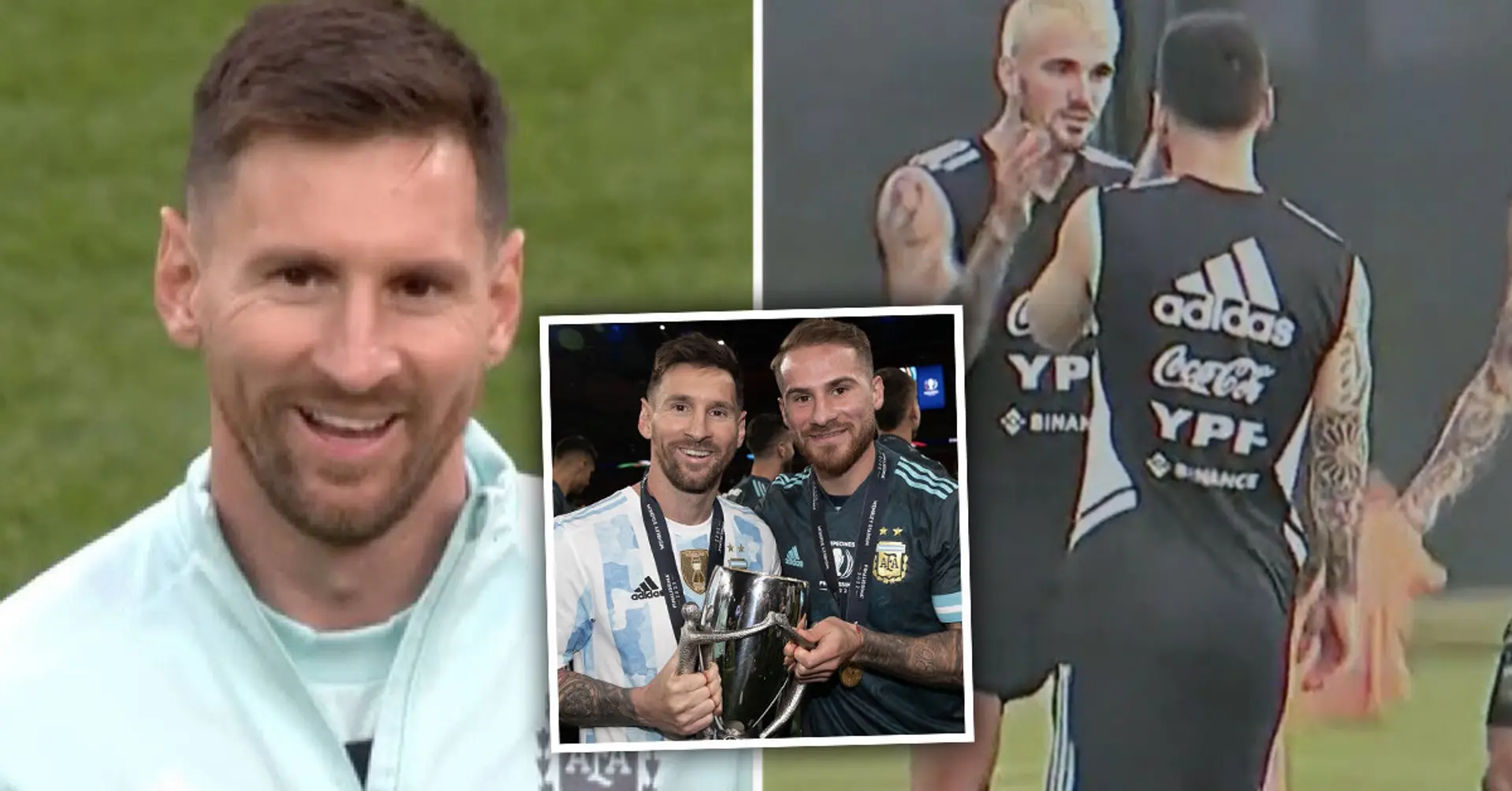 Ein argentinischer Nationalspieler über seine erste Begegnung mit Messi: "Am Anfang haben meine Hände gezittert. Ich wusste nicht, ob ich ihn begrüßen sollte" 