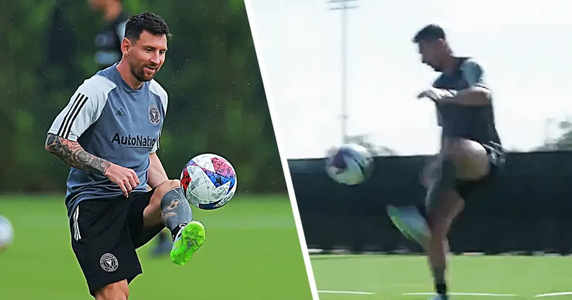 🔥 Gutes Kopfballspiel: Das erste Videomaterial vom Training von Messi und Busquets bei Inter Miami ist da