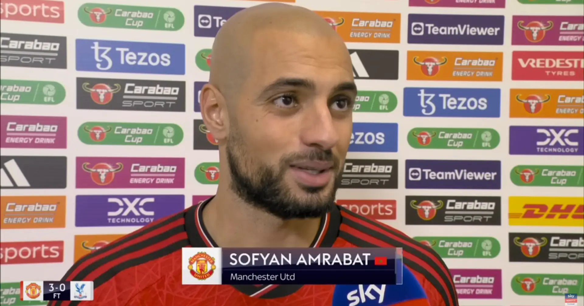 'I will even play as a goalkeeper': Sofyan Amrabat not worried about being used out of position by Ten Hag