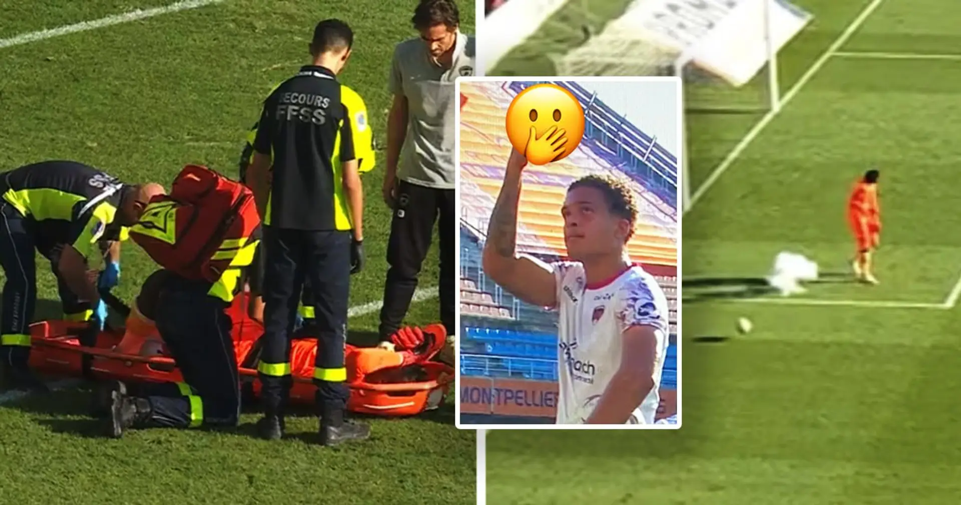 Während eines Spiels gegen Montpellier wurde Clermont-Torhüter Diaw mit einem Feuerwerkskörper beworfen: Er verlor das Bewusstsein und wurde auf einer Trage vom Spielfeld getragen