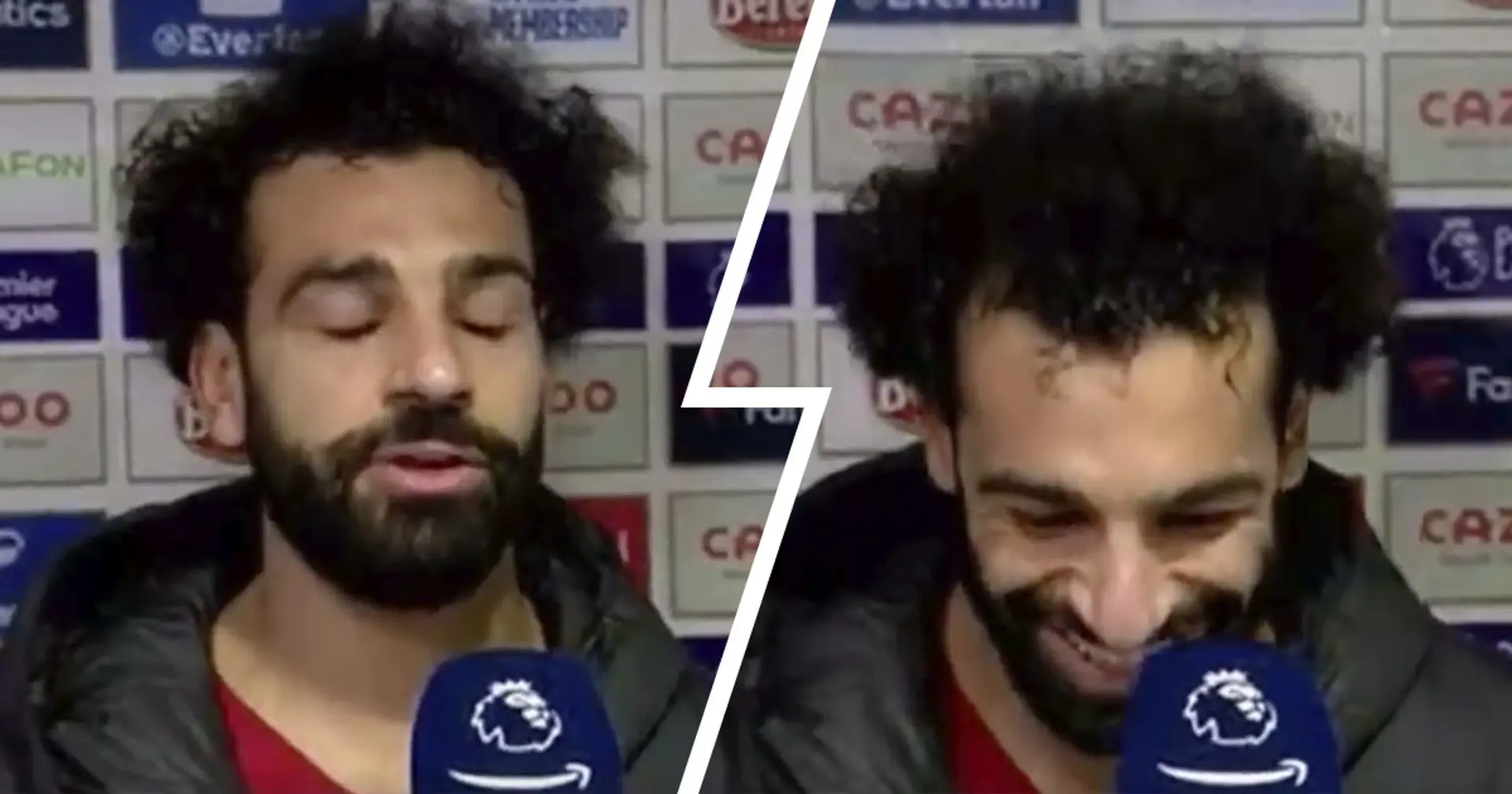 Salah bursts into laughter when asked about 2021 Ballon d'Or outcome