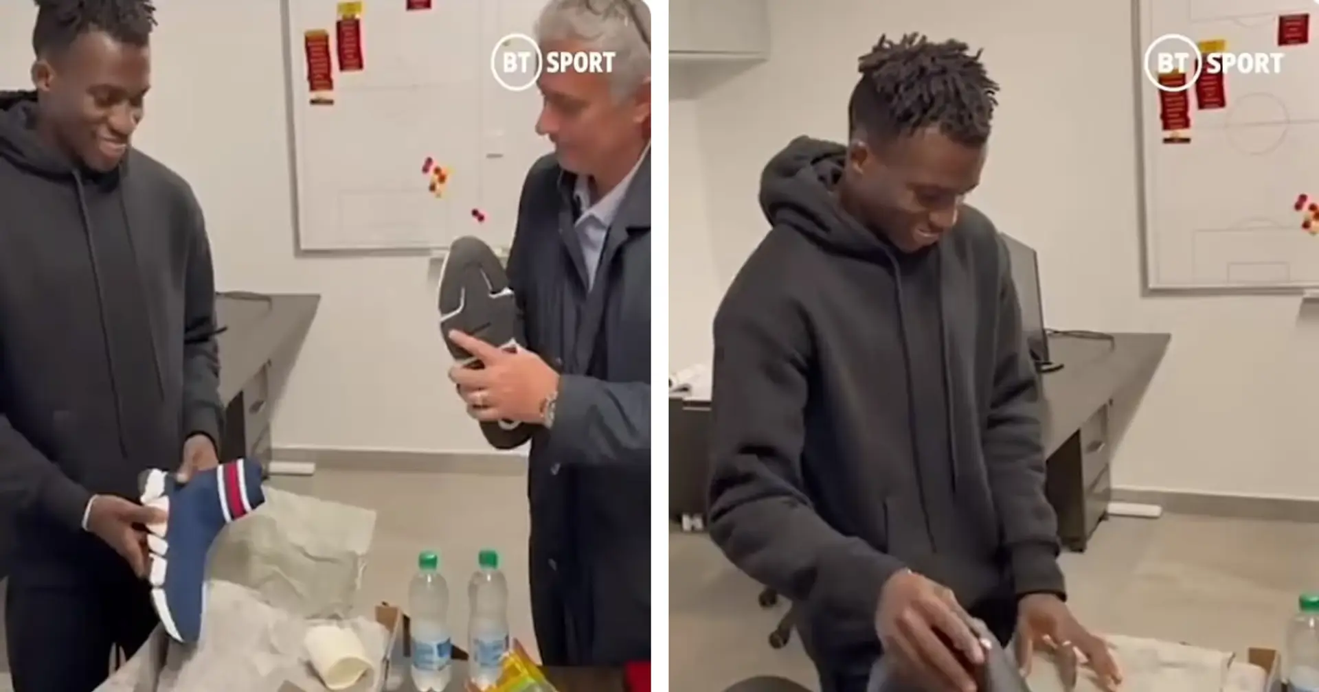 'I eat bananas a lot': Roma starlet Felix Afena-Gyan explains bizarre comment from behind the scenes video