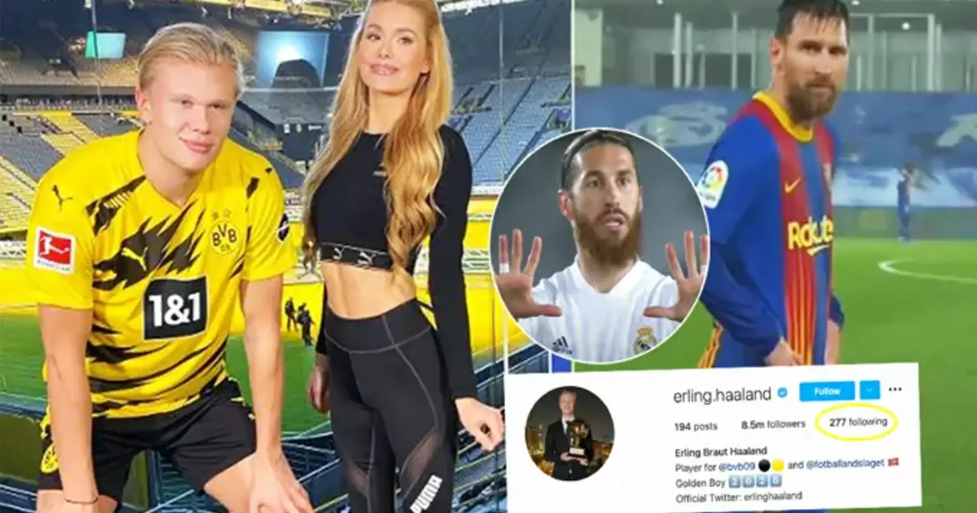 ¿'Insinuación de una futura transferencia'?: Los mejores futbolistas que Erling Haaland sigue en Instagram 