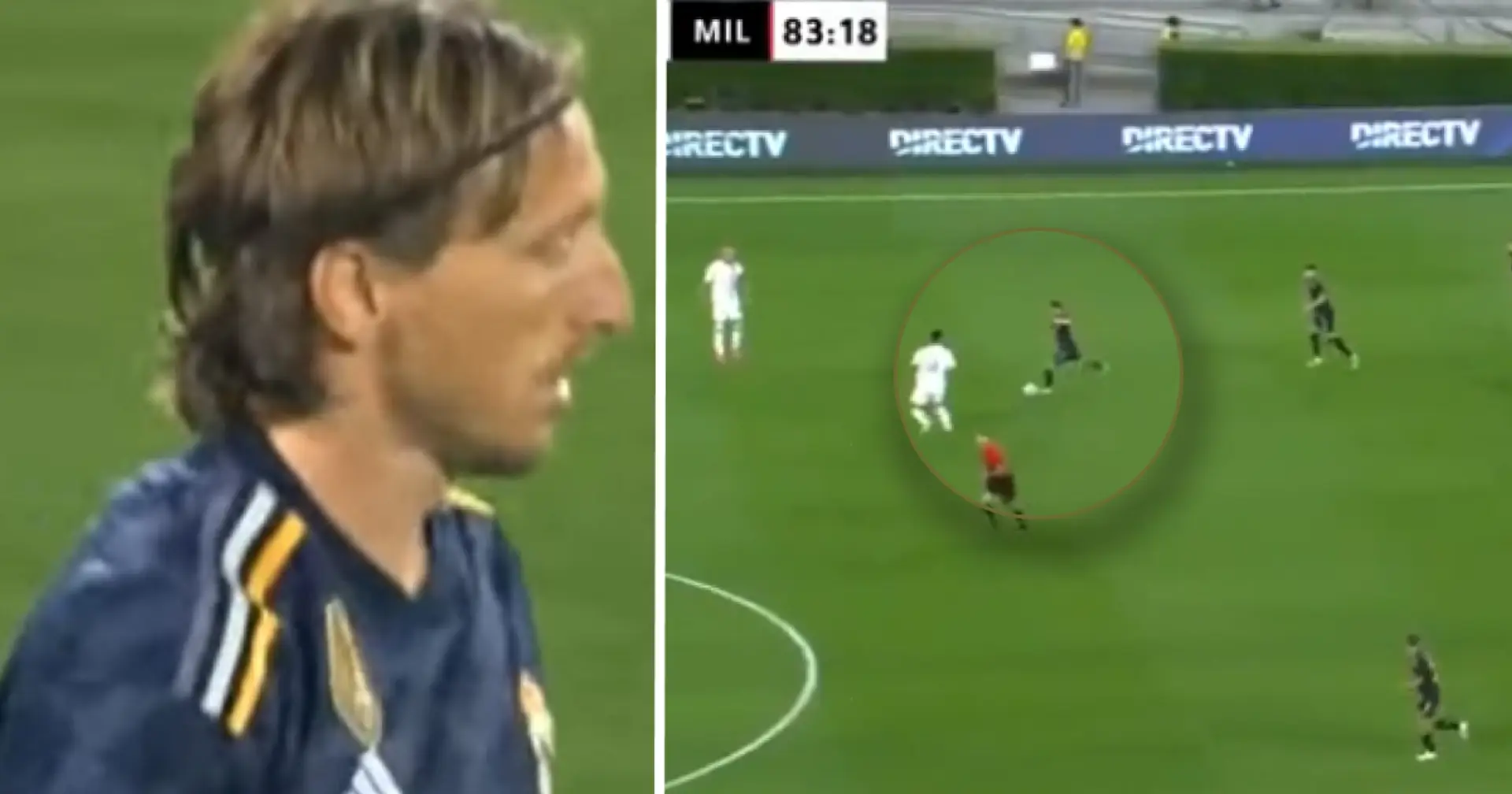 Visto: la increíble asistencia de Modric para el gol de la victoria del Real Madrid ante el AC Milan