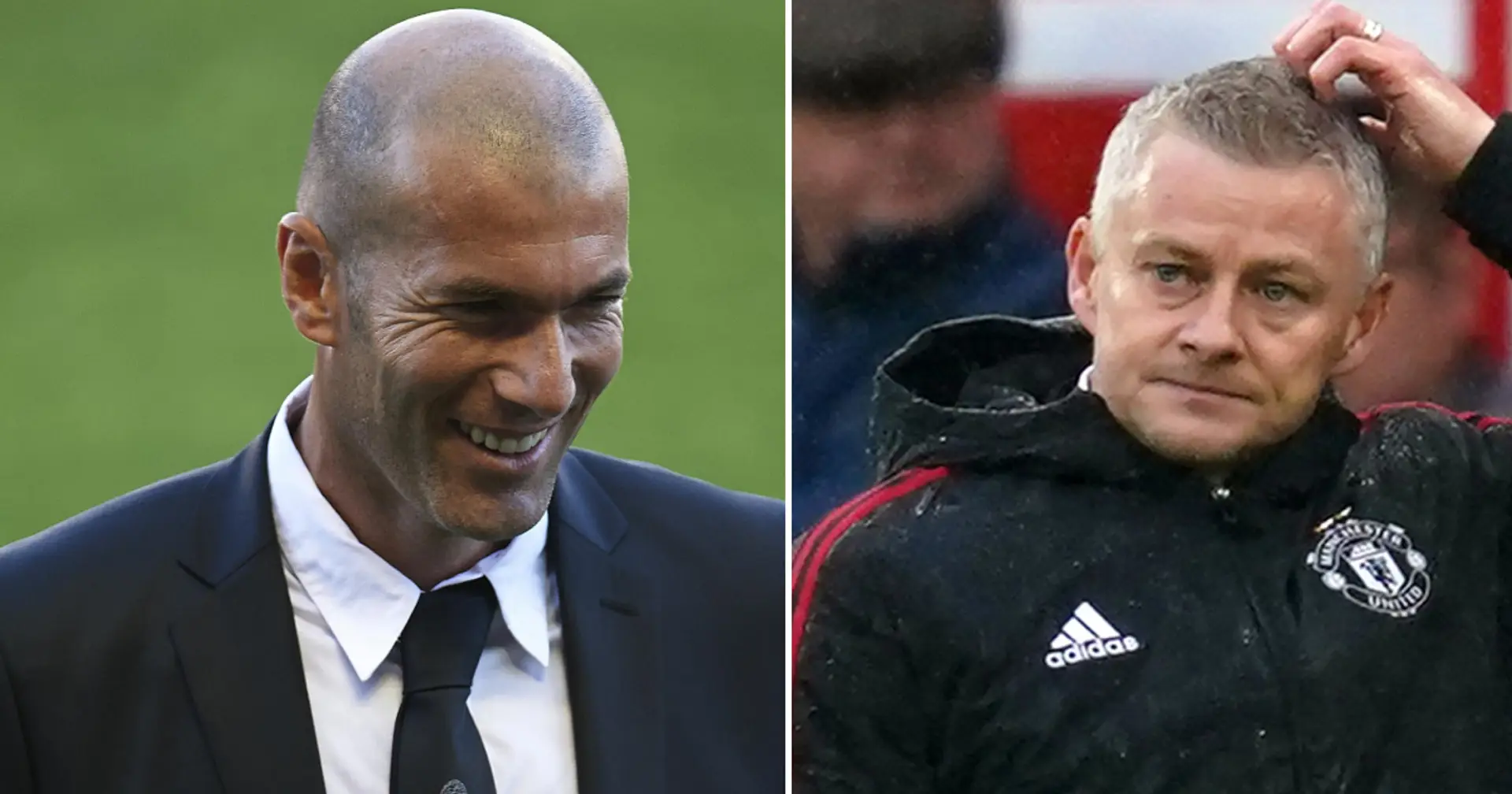 Zidane s'apprête à remplacer "bientôt" Solskjaer à Manchester United