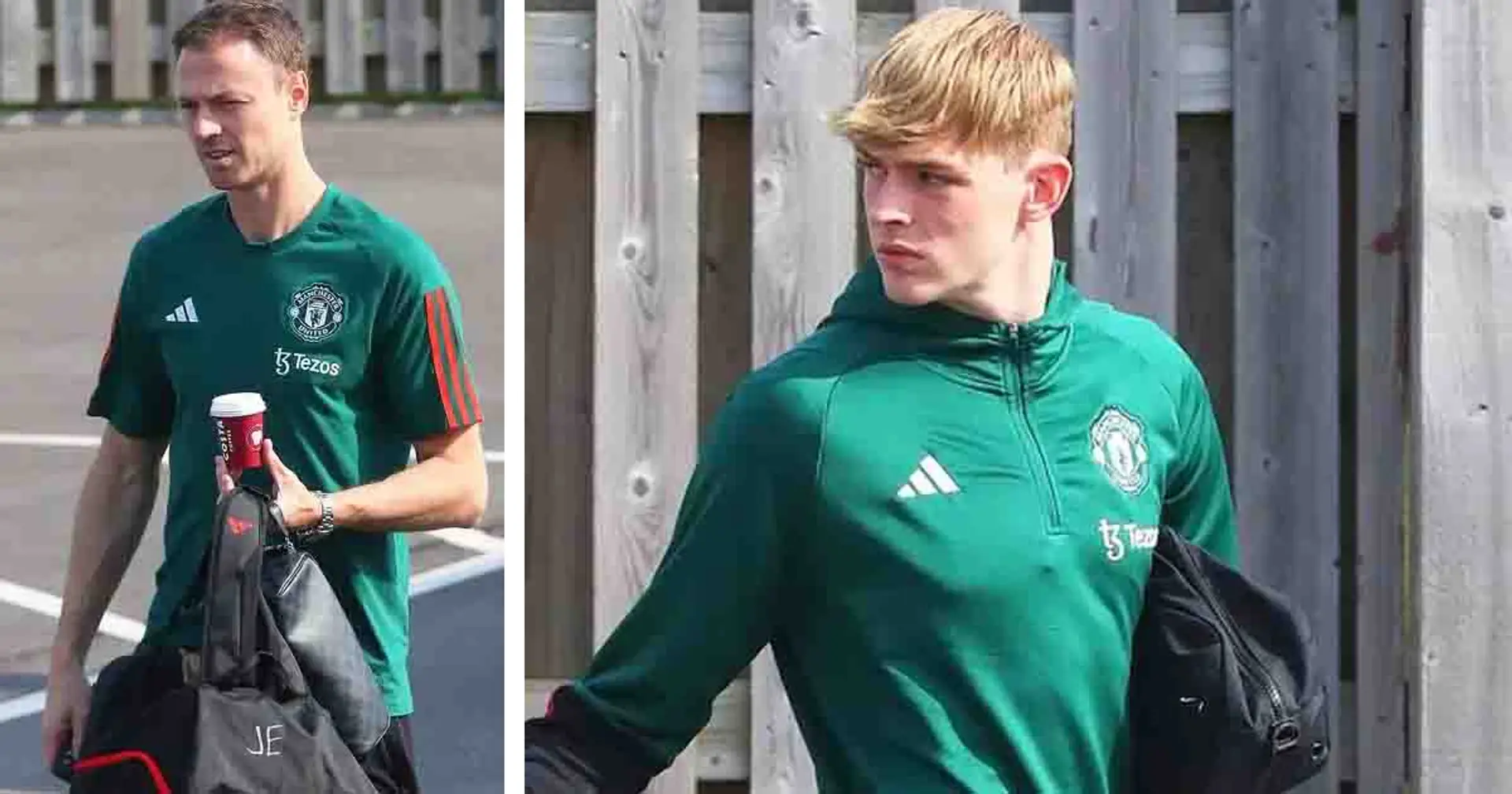 Jonny Evans & one Man United youth team player spotted with squad for Crystal Palace clash