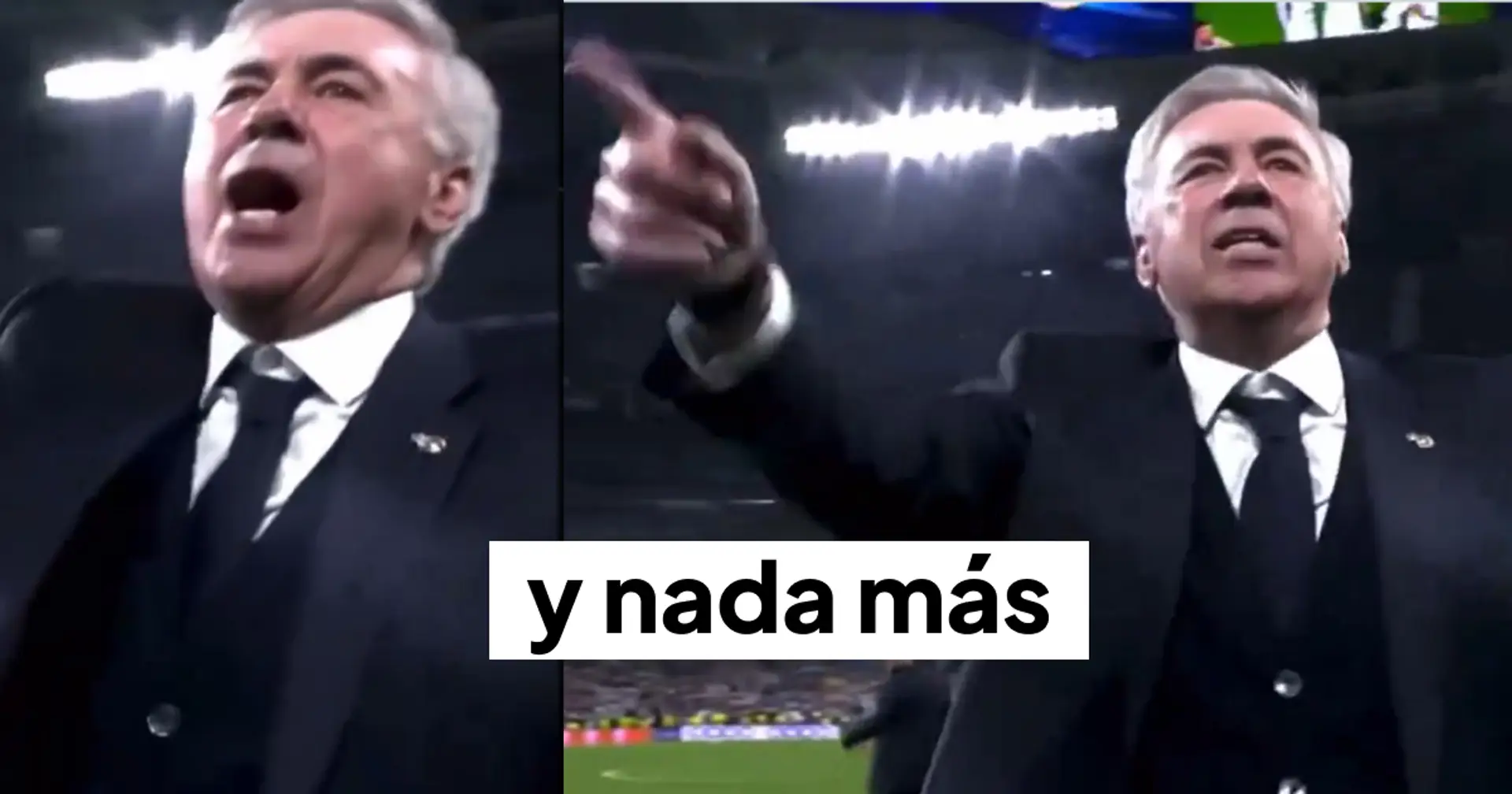 Vidéo : Ancelotti chante l'hymne de Madrid après la victoire face au Bayern