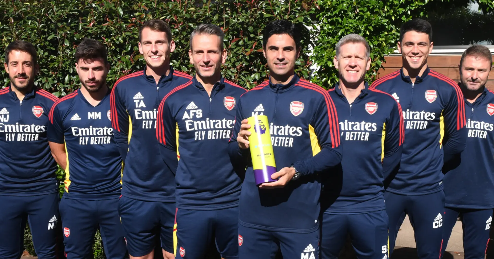 Mikel Arteta wins Premier League Manager of the Month award for August