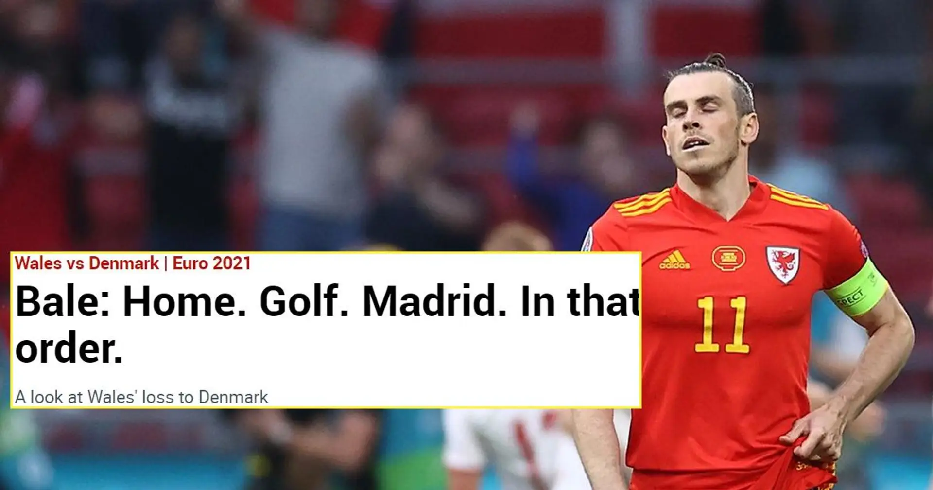 "Vous devriez avoir honte": les fans de Madrid furieux contre Marca pour le titre scandaleux sur Bale après la défaite contre Danemark