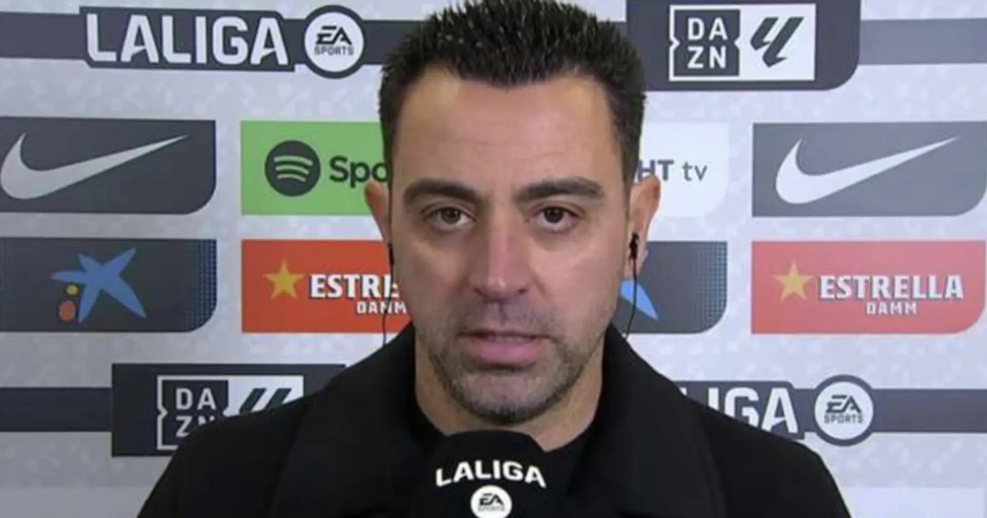 Xavi: 'Now we have one more midfielder at Barca'