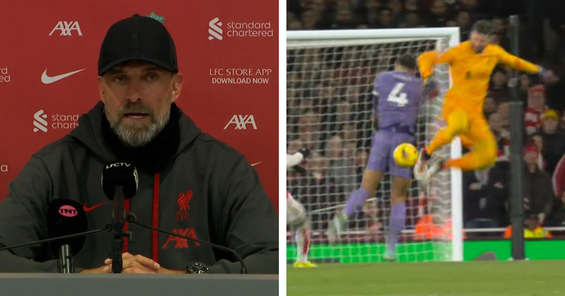 'They are human beings': Klopp reacts to Alisson and Van Dijk error for Arsenal's second goal
