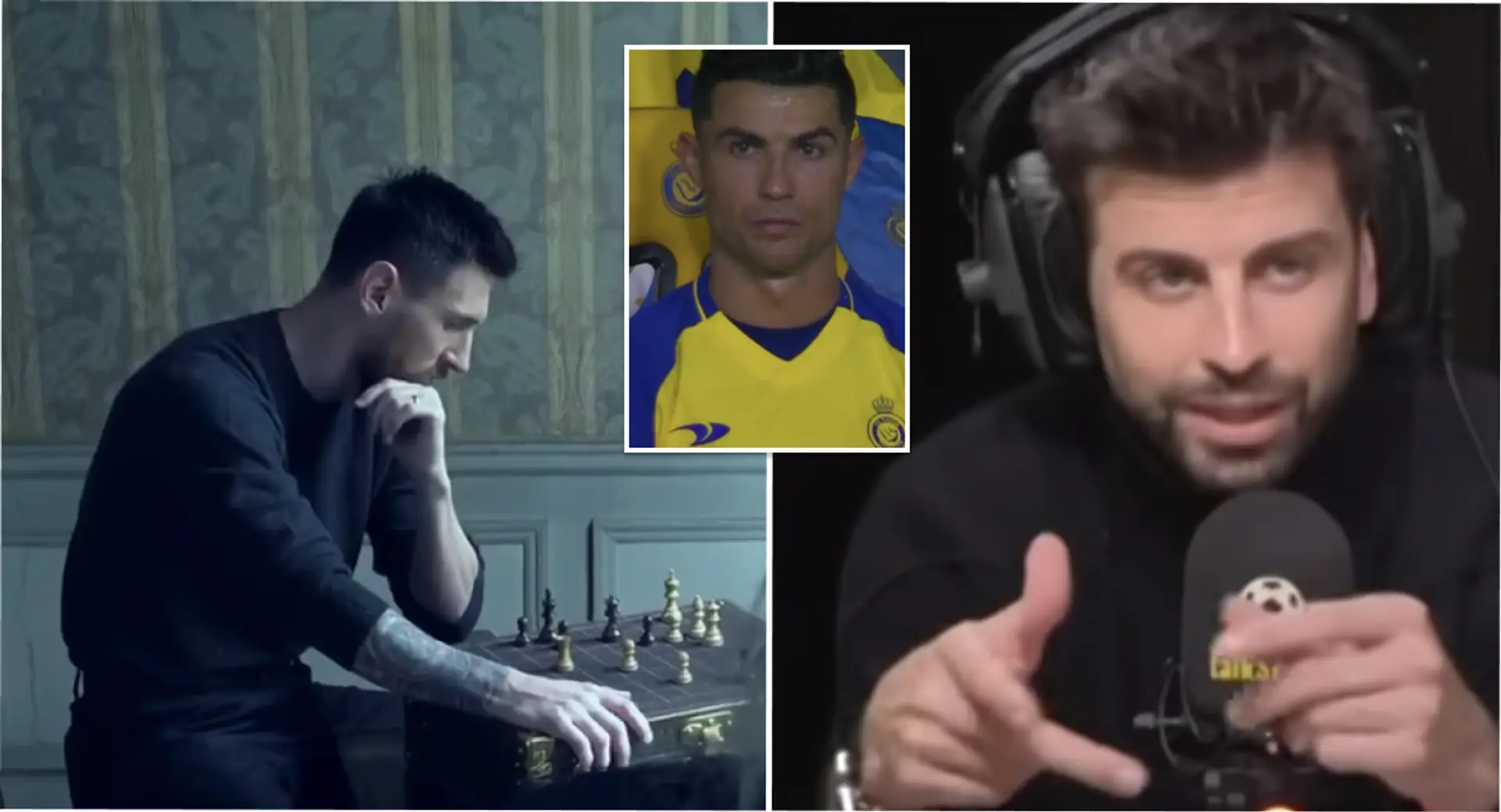 Piqué révèle si Leo Messi s'est déjà soucié de la rivalité avec Cristiano Ronaldo