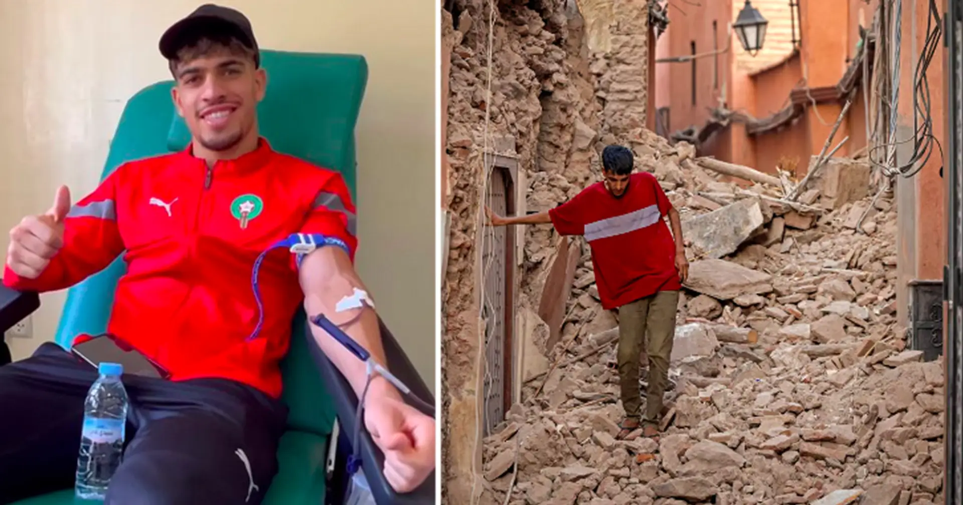 Abde donates blood to victims of Morocco earthquake – over 1,300 people considered dead