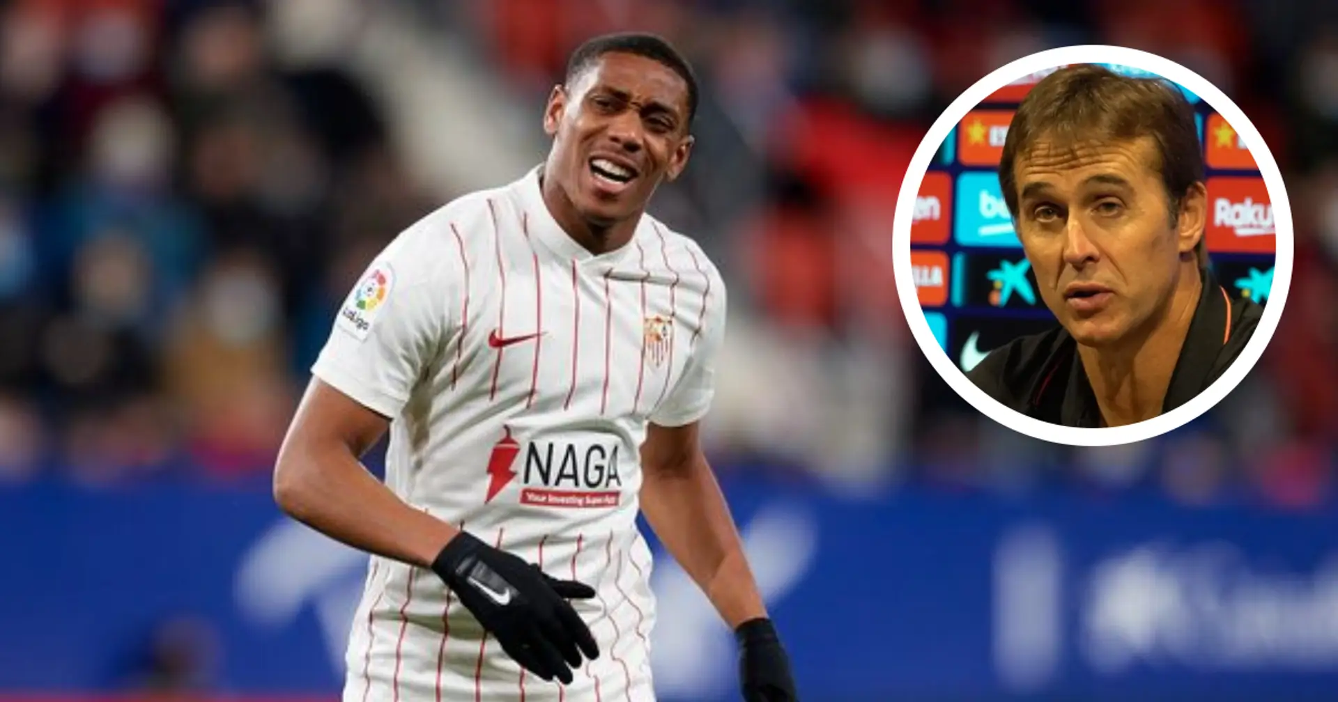 'He has to do his part': Sevilla boss Lopeteugui reacts to Martial being jeered by fans