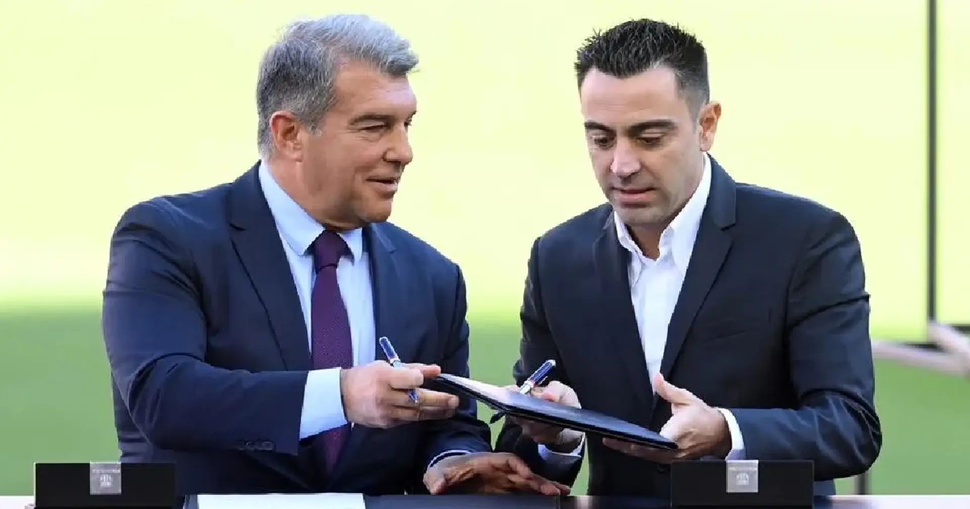 Laporta provides update on discussion with Xavi over Barca future