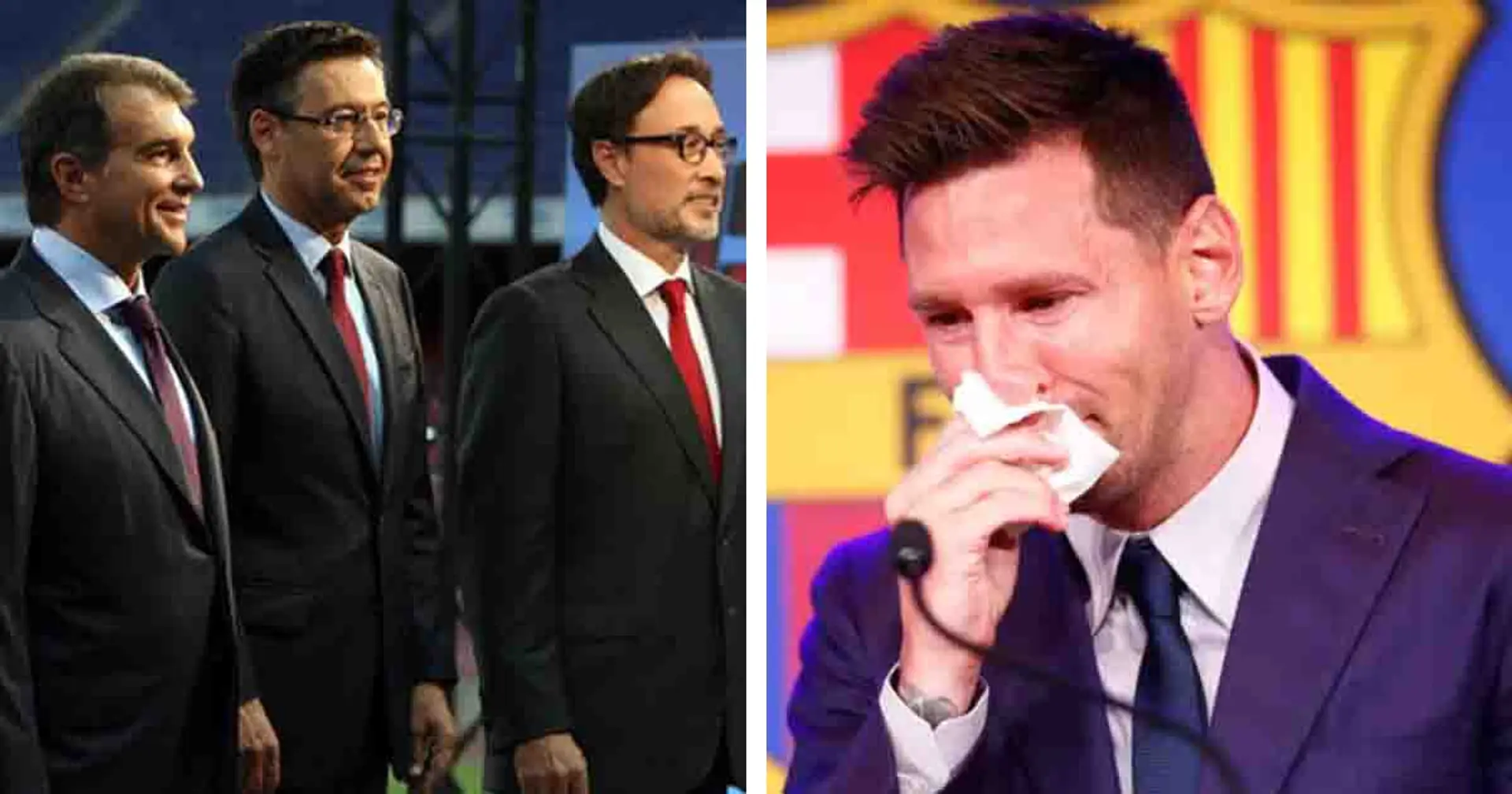 'He f***** up': Barca fans blame one person for Messi return crumbling apart