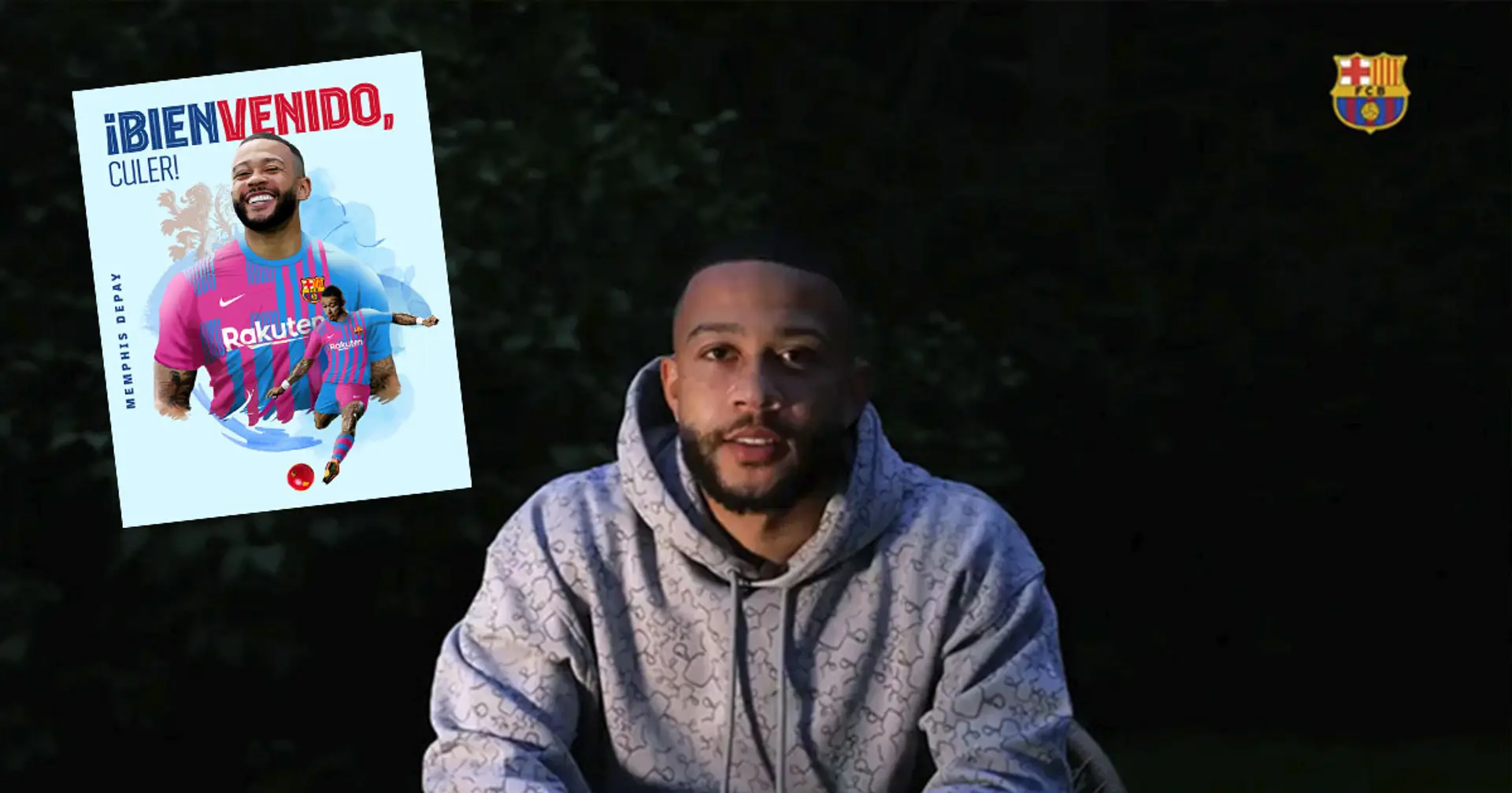 'Estoy orgulloso y preparado': Memphis Depay envía mensaje por video para todos los azulgranas