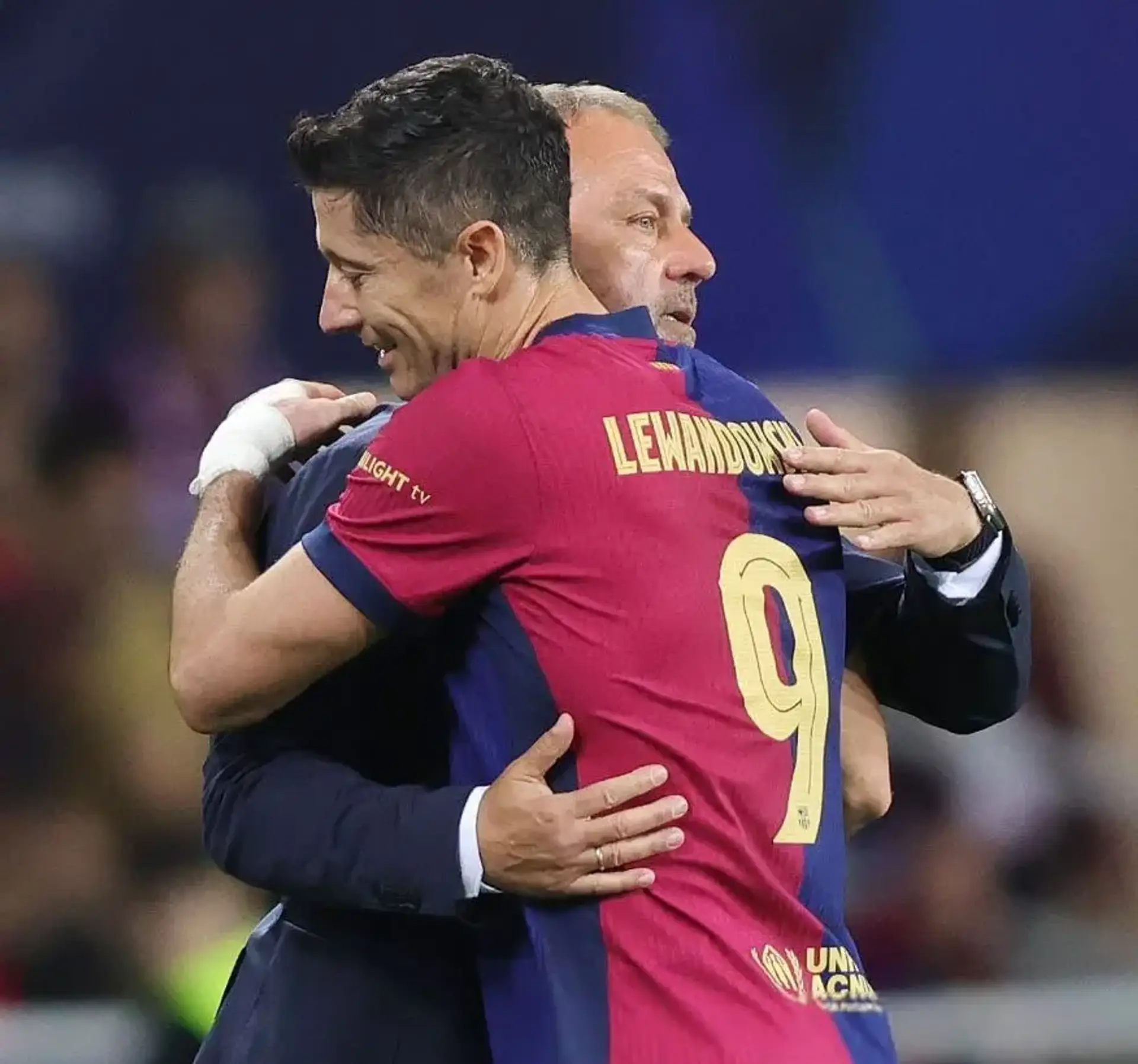 'He had no business being on the pitch': Cules blame Hansi Flick for ...