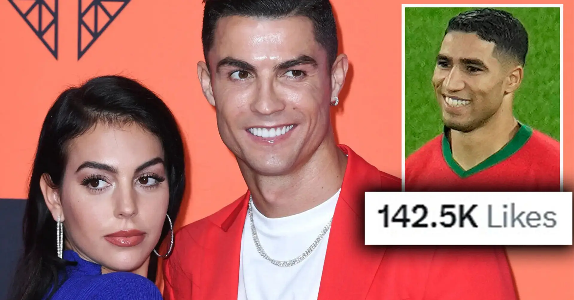 "Jetzt versteht jeder, warum Ronaldo und Georgina nicht geheiratet haben": 142.000 (!) Likes für einen Tweet über Cristiano und Hakimi 