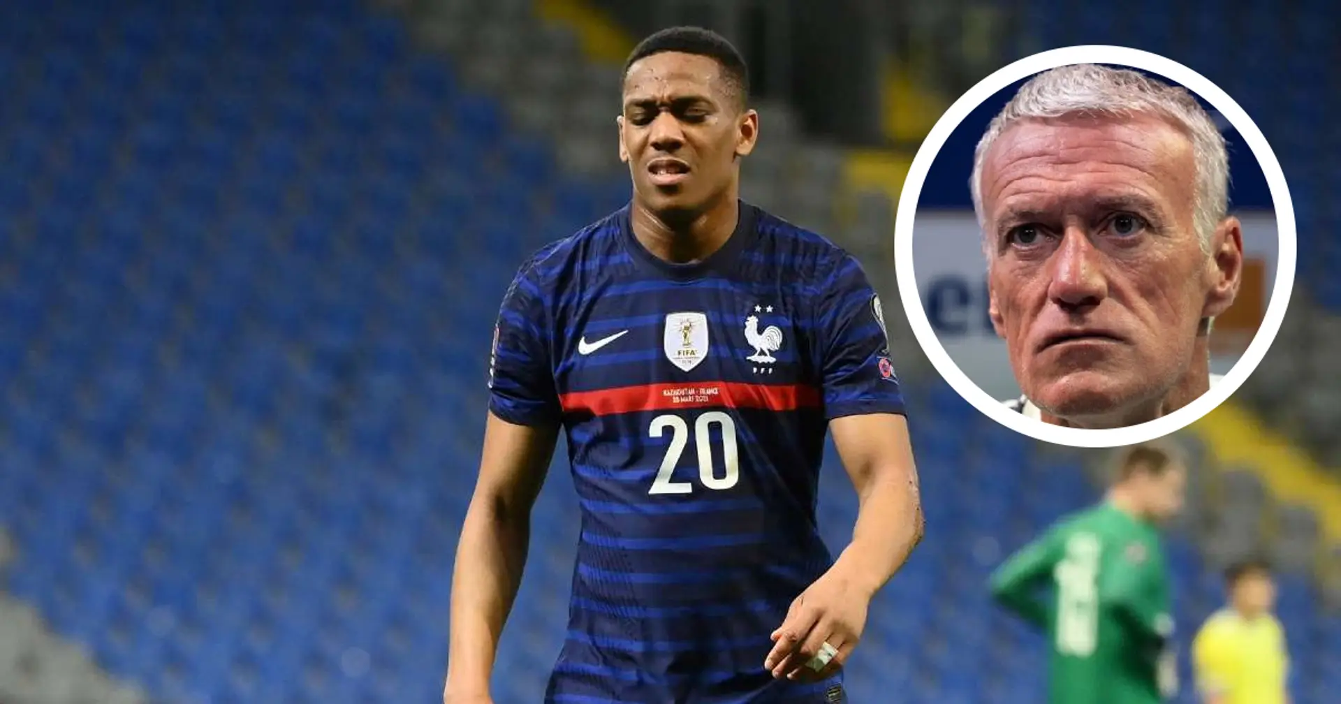 'There's still the pain': Didier Deschamps provides injury update on Anthony Martial