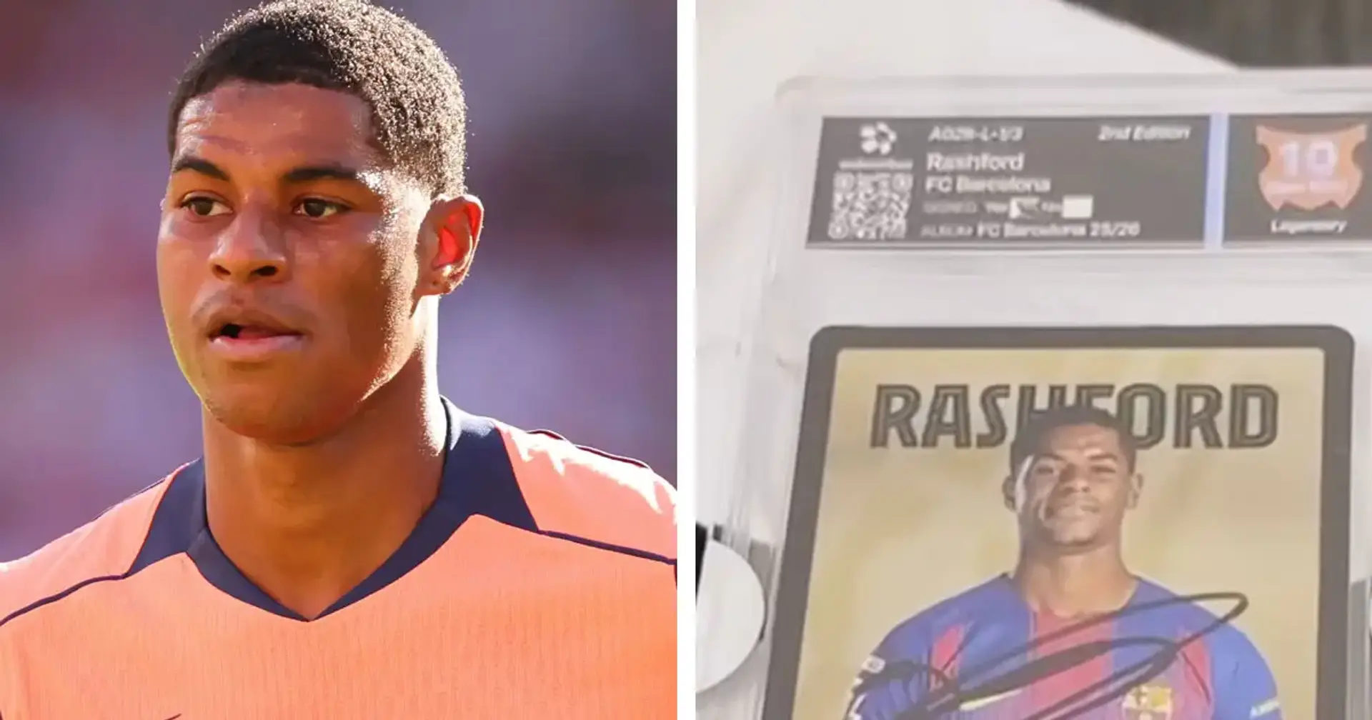 Barcelona release Marcus Rashford collectible card after impressive ...