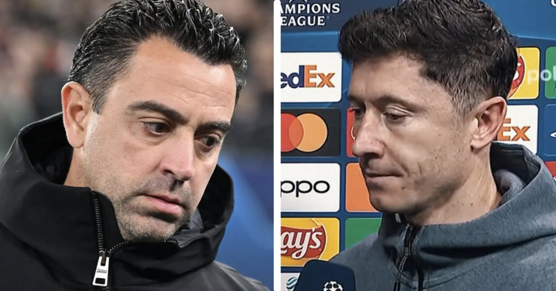 'We should've played differently': Lewandowski seems to aim another dig at Xavi amid Shakhtar loss